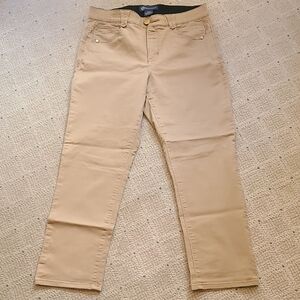 Democracy Tan Straight Leg Jeans